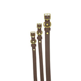 Plain Leather Dog Collar by Bonne et Filou