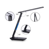 Lamp Plus 3 in 1 Lamp With Phone Charger, Clock And Thermostat by VistaShops