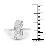 0.20 Carat Genuine White Diamond 14K White Gold Ring (G-H Color, SI1-SI2 Clarity)