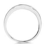 0.05 Carat Genuine White Diamond 14K White Gold Ring (H-I Color, VS-SI Clarity)