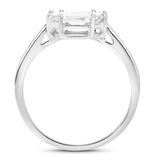 1.08 Carat Genuine White Diamond 18K White Gold Ring (G-H Color, VS-SI Clarity)