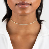 Thin Tennis Choker by By Adina Eden