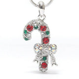 Christmas Candy Cane Necklace by Fashion Hut Jewelry