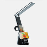 Illuminati 6 IN 1 Multifunctional Folding Desk Lamp And Wireless Charger by VistaShops
