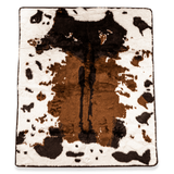 PupProtector™ Waterproof Throw Blanket - Brown Faux Cowhide