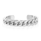 1/2 Inch Curb Chain Cuff by eklexic