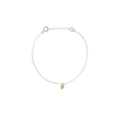 Dainty Heart Charm Anklet by Urth and Sea