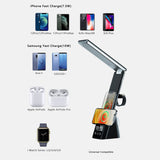 Illuminati 6 IN 1 Multifunctional Folding Desk Lamp And Wireless Charger by VistaShops