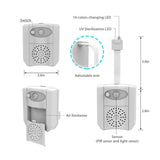CLEAN BOWL UV Sanitizing Light For Germ Free Toilets With LED Motion Light by VistaShops
