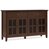 Artisan - Large 4 Door Sideboard Buffet - Russet Brown by Couch.com