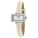 Coach Women's Beige Leather White Dial White Dial Watch - 14500467 by Balec Group