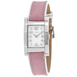 Coach Women's Pink Leather Silver Quartz White Dial Watch - 14500532 by Balec Group