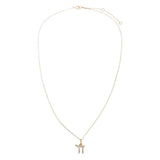 Diamond Pave Chai Necklace 14K by By Adina Eden
