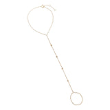 Diamond Multi Bezel Hand Chain 14K by By Adina Eden