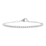 Mini Diamond Tennis Bracelet 14K by By Adina Eden
