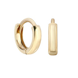 14K Gold Micro Huggies by eklexic