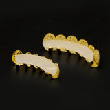 14K Gold Plated Hip-Hop Teeth Grillz 