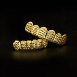 14K Gold Plated Hip-Hop Teeth Grillz 