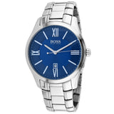 Hugo Boss Men's Ambassador Blue Dial Watch - 1513034 by Balec Group