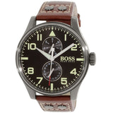 Hugo Boss Men's Aeroliner Maxx Black Dial Watch - 1513079 by Balec Group