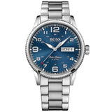 Hugo Boss Men's Pilot Vintage Blue Dial Watch - 1513329 by Balec Group