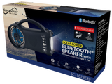 Supersonic Solar Power Bluetooth Speaker with FM Radio, LED Torch Light & Fan