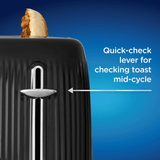 Oster Retro Two-Slice Toaster with Quick-Check Lever - REFURBISHED