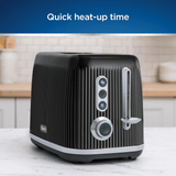 Oster Retro Two-Slice Toaster with Quick-Check Lever - REFURBISHED