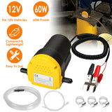 12V Oil Change Pump 60W Oil Diesel Fluid Extractor Electric Suction Transfer Extractor Oil Quick Changer for Boat, Tubes, Truck, RV, ATV