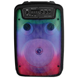Supersonic 8" Bluetooth Speaker FIRE BOX with TWS & LED Color Lights to Beat (IQ-7008DJBT)