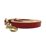 Croc Leather Dog Leashes by Bonne et Filou