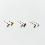 Mini Balance Stud Earrings -1/4" by Jennifer Cervelli Jewelry