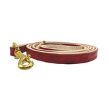 Croc Leather Dog Leashes by Bonne et Filou