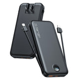 Power House 3-in-1 Fast and Foldable Wireless Power Bank With AC Plug