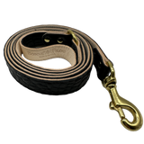 Croc Leather Dog Leashes by Bonne et Filou