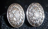 Fashion Oblong Clear Crystal Earrings by Fashion Hut Jewelry