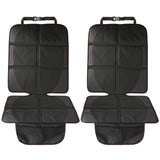 2 Packs Car Seat Protector Cushion Mat Pad with Thick Padding Protector for Child Baby Car Seat Mesh Pockets Non-slip