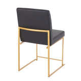 Fuji - Contemporary Stylish Frame, High Back Dining Chair (Set of 2) by Couch.com