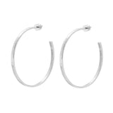 2" Hammered Hoops by eklexic