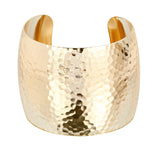 2 Inch Xl Domed Hammered Cuff by eklexic
