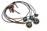 Copper Robin Nest Necklace with Up To 5 Beads by Alexa Martha Designs