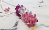 14 K Rose Gold Fill Super Sparkly Mom Crystal Pillar Pendant Necklace by Alexa Martha Designs