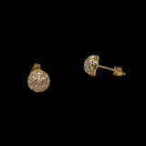 Crystal Love Pave Crystal Cluster Studs in 4 Colors