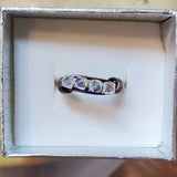 Copper Multi Wire Wrapped Super Sparkly Bling Ring by Alexa Martha Designs