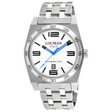 Locman Men's Classic Silver Dial Watch - 208BSLBLST by Balec Group