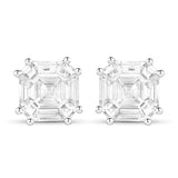 1.08 Carat Genuine White Diamond 18K White Gold Earrings (G-H Color, VVS-VS Clarity)