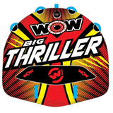 WOW Watersports Big Thriller 1 or 2 Person Inflatable Towable Deck Tube