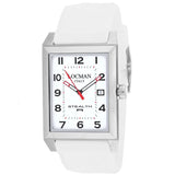 Locman Men's Stealth White Dial Watch - 241MOPBK2WH/WHRU by Balec Group
