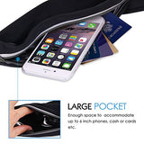 JupiterGear Dual Pocket Running Belt Sports and Travel Fanny Pack for Jogging, Cycling and Outdoors