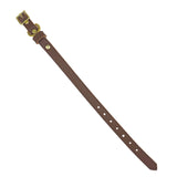Plain Leather Dog Collar by Bonne et Filou